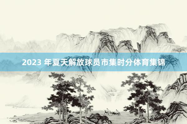 2023 年夏天解放球员市集时分体育集锦