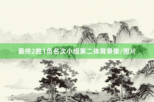 最终2胜1负名次小组第二体育录像/图片