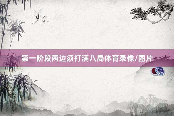 第一阶段两边须打满八局体育录像/图片