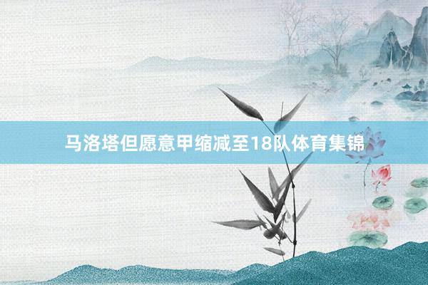 马洛塔但愿意甲缩减至18队体育集锦