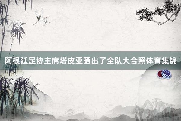 阿根廷足协主席塔皮亚晒出了全队大合照体育集锦