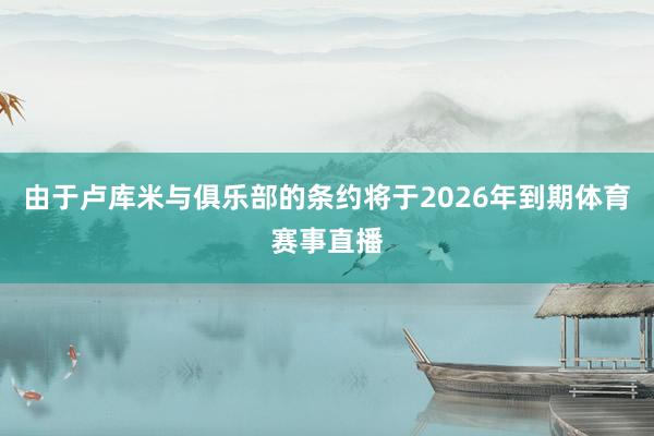 由于卢库米与俱乐部的条约将于2026年到期体育赛事直播