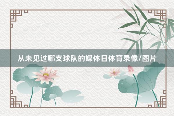 从未见过哪支球队的媒体日体育录像/图片
