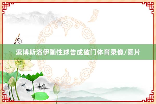 索博斯洛伊随性球告成破门体育录像/图片