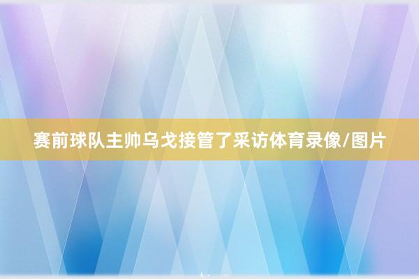 赛前球队主帅乌戈接管了采访体育录像/图片