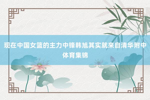 现在中国女篮的主力中锋韩旭其实就来自清华附中体育集锦