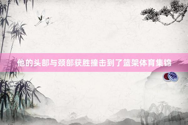 他的头部与颈部获胜撞击到了篮架体育集锦